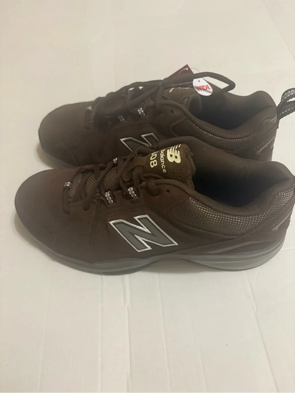 New Balance Brown 608 Lace-Up Athletic Sneakers